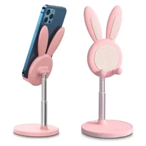 Adjustable Bunny Phone Stand for Desk