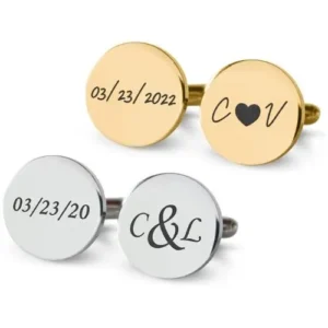 Custom Engraved Cufflinks
