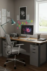 Home Office Desk Setup
