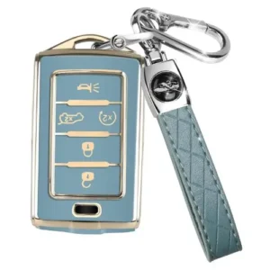 Jeep Key Fob Cover with Keychain