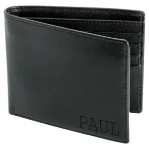 Personalized Leather Wallet