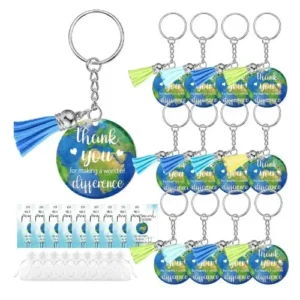 Thank You Keychains Earth Day Gifts