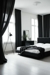 Black Curtains for Drama and Depth