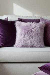 Purple Throw Pillows for Easy Updates