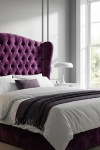 Statement Purple Headboards for Regal Appeal