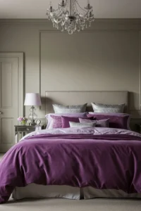 Vibrant Purple Bedding for a Pop of Color