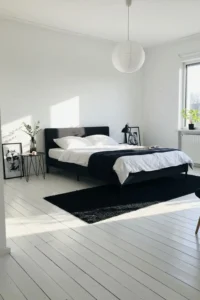 White Flooring for Brightness and Space