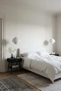 White Pendant Lights for Minimalist Elegance