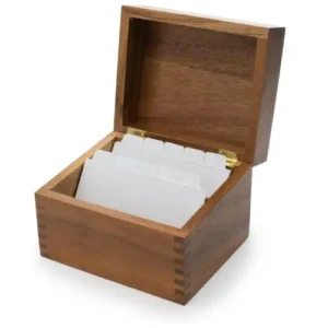 Wooden Recipe Box