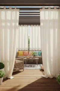Custom Outdoor Curtains for Privacy and Style
