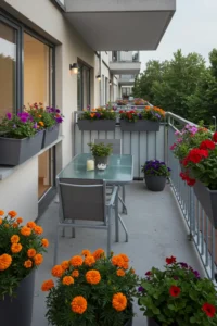 Multifunctional Balcony Rail Planters